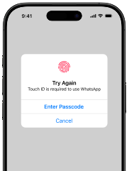 Touch IDが認識されません