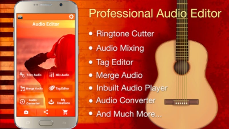 オーディオ MP3 カッター ミックス コンバーターと着信音メーカー