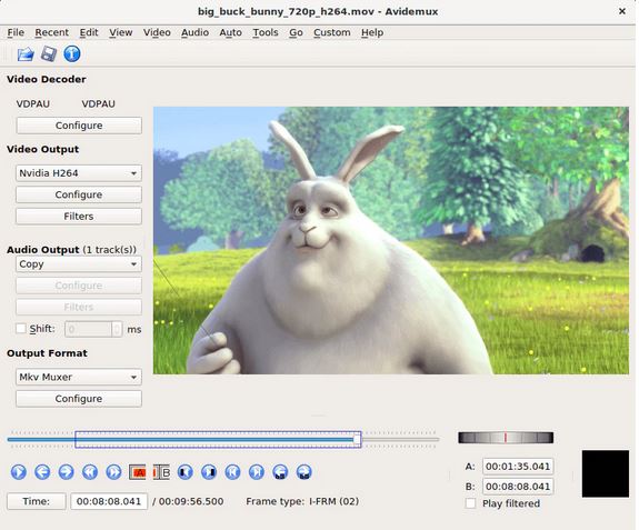 Avidemux | シンプルなビデオエディタ