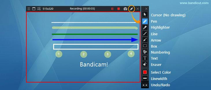 bandicam 注釈ツール | bandicam