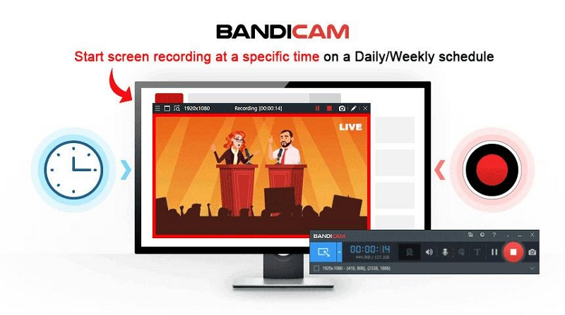 bandicam スケジュールレコーダー | bandicam