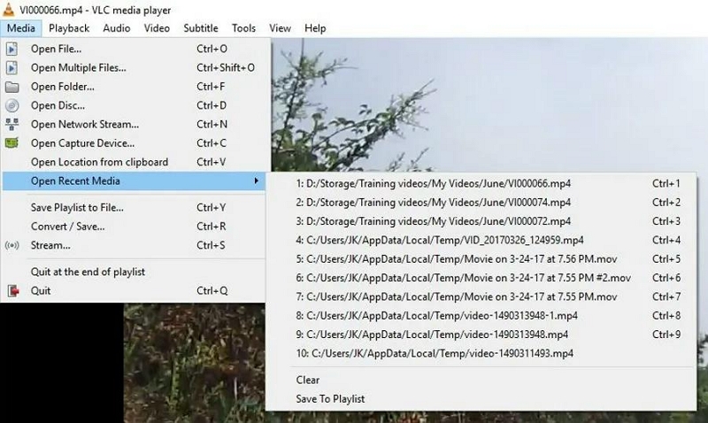 VLC | 無料のMacBookスクリーンレコーダー