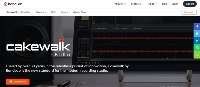 Cakewalk by Bandlab | 最高のオーディオ編集ソフトウェア