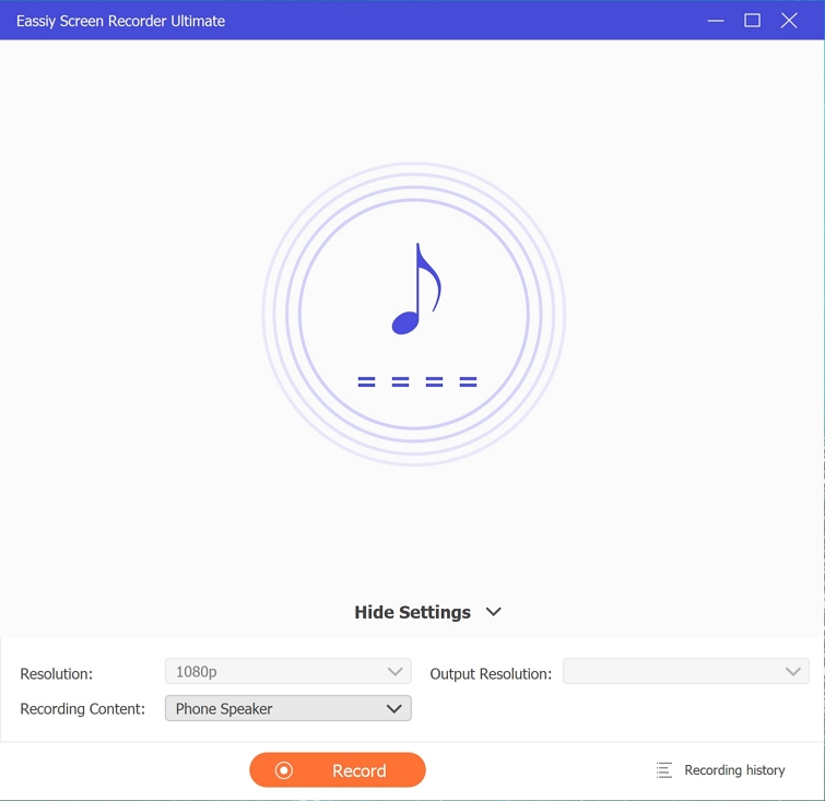 簡単なスクリーン レコーダーの究極のステップ 4 | iPhoneでポッドキャストを録音する方法