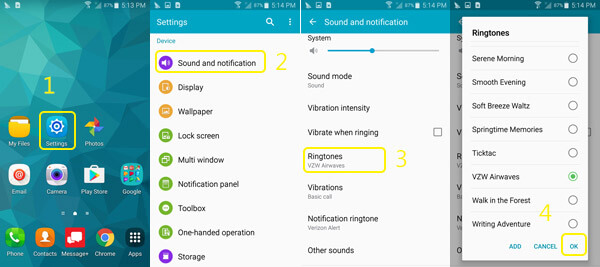 Android の着信音を変更する | 携帯電話の着信音を作成する