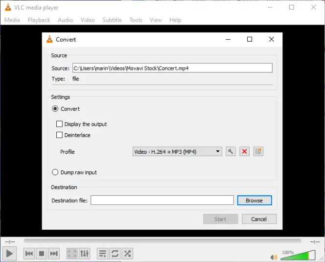 VLC メディア プレーヤー ステップ 4 | MP4 ビデオを圧縮する方法