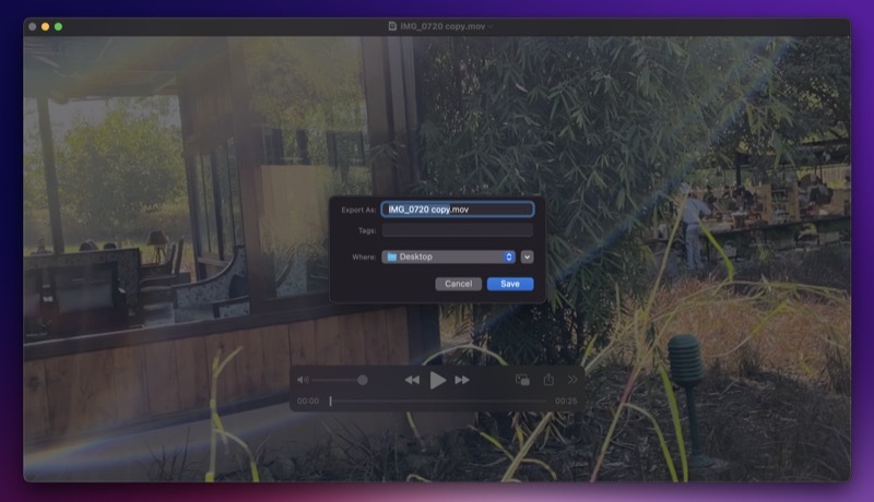 QuickTime のステップ 4 | iMovie ビデオを圧縮する方法