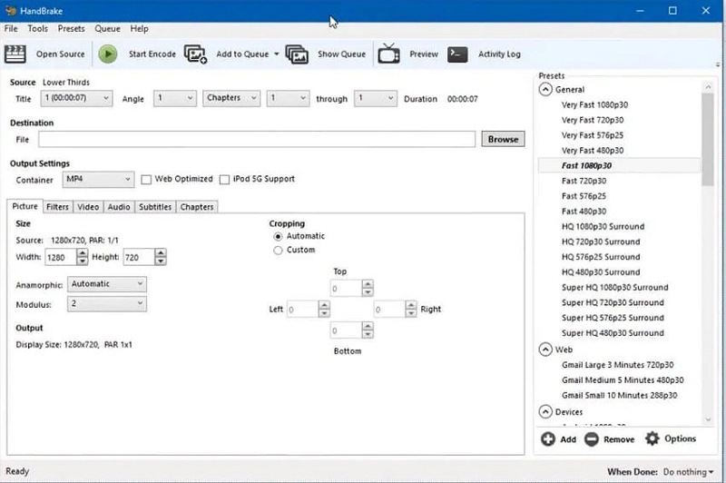 HandBrake の使用手順 2 | iMovie ビデオを圧縮する方法
