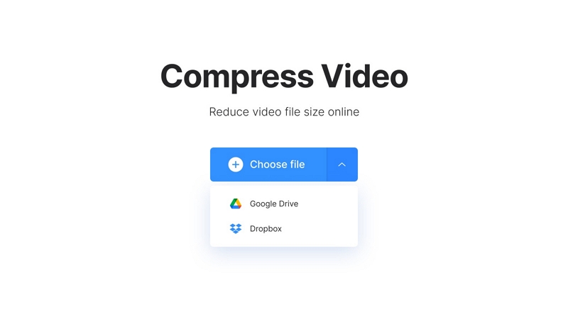 Clideo でステップ 1 | iMovie ビデオを圧縮する方法