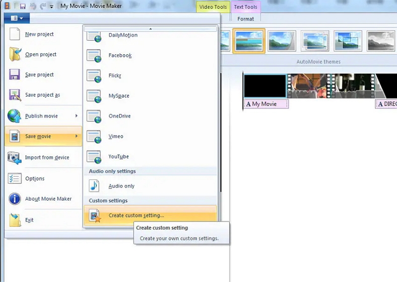 Windows ムービーメーカーの使用手順 2 | mp4 ビデオを圧縮する方法