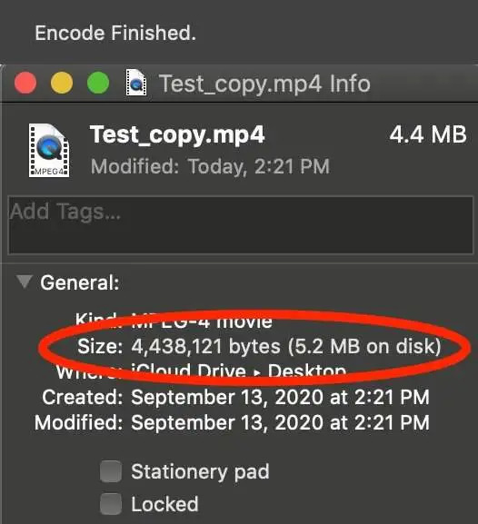 HandBrake の使用手順 5 | ビデオを圧縮する QuickTime