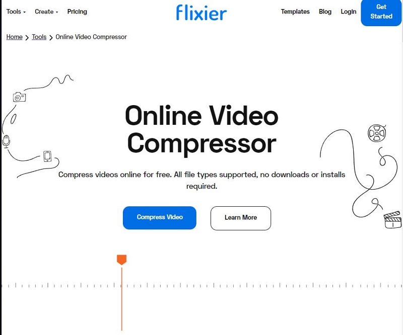 Flixier によるステップ 1 | Google ドライブでビデオを圧縮