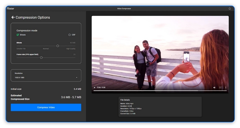 Flixier ステップ 2 | Google ドライブでビデオを圧縮