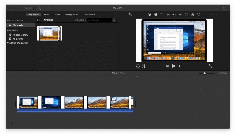 iMovie 経由 ステップ 2 | 品質を落とさずにビデオを圧縮する