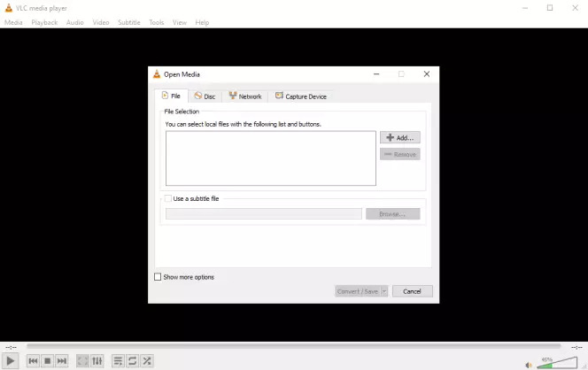 VLC メディア プレーヤーでステップ 3 | webm から mp4 へ