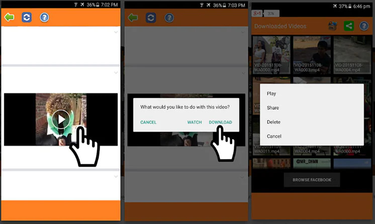 Facebook 用ビデオ ダウンローダー ステップ 2 | Facebook ビデオを MP4 に変換する