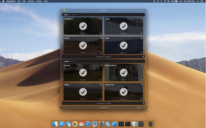 Mac で Permute を使用する | mkv を mp4 に変換する