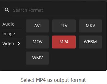 CloudConvert のステップ 2 | Mac で MOV を MP4 に変換する 