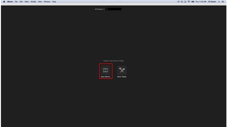 iMovie でステップ 1 | Mac で MOV を MP4 に変換する 