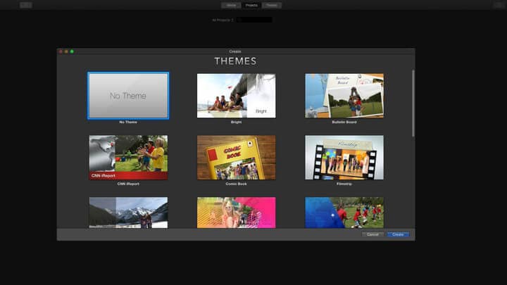 iMovie でステップ 2 | Mac で MOV を MP4 に変換する 