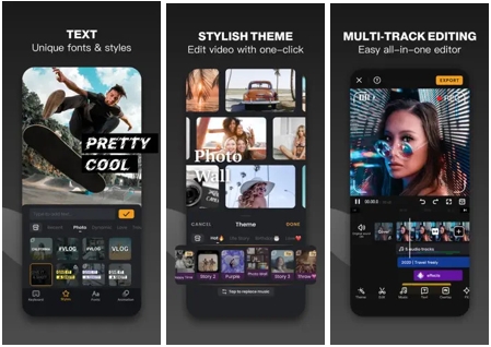 VivaVideo iOS アプリを使用する手順 2 | mp3 を mp4 に変換する