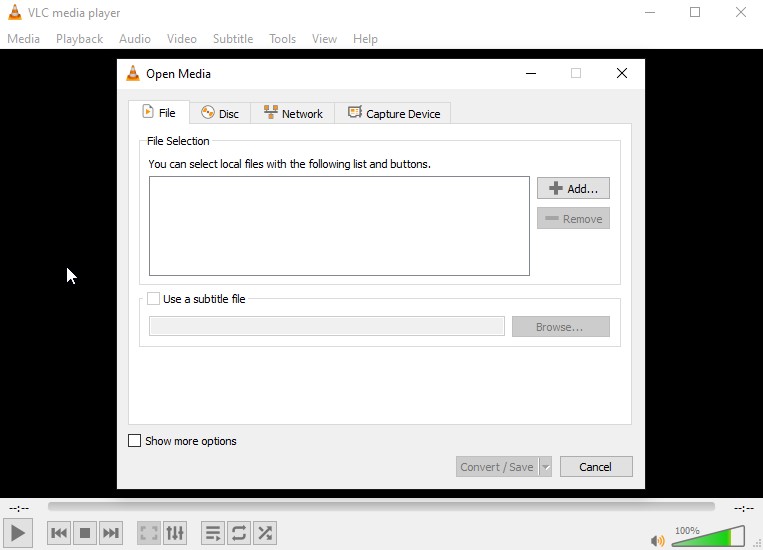 VLC メディア プレーヤー ステップ 2 | mp4 を wmv に変換する方法
