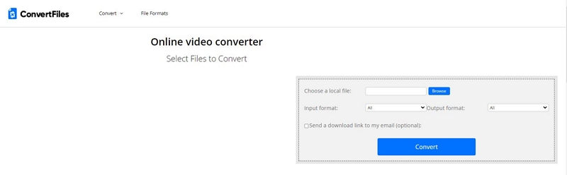 ConvertFiles 経由 ステップ 1 | ビデオを mp4 に変換する