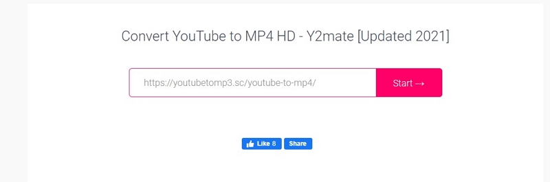 Y2Mate でステップ 2 | PC で YouTube 動画を MP4 に変換する