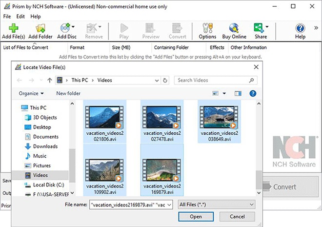 Prism ステップ 2 | PC で YouTube ビデオを MP4 に変換する