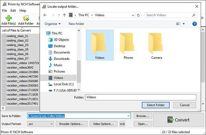 Prism ステップ 3 | PC で YouTube ビデオを MP4 に変換する