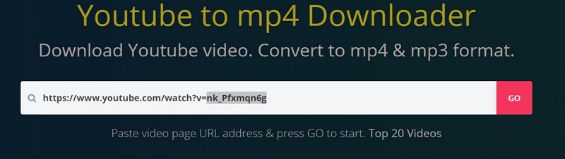 Ymp4 のステップ 2 | PC で YouTube ビデオを MP4 に変換する