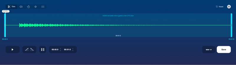 mp3cut ステップ 2