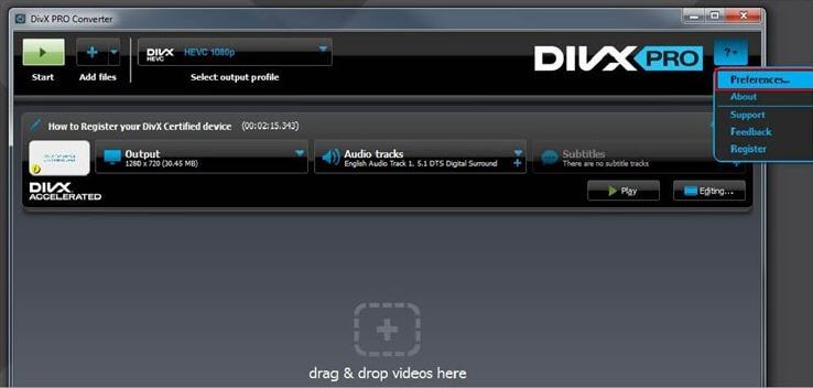DivX コンバーター | mts ビデオを圧縮
