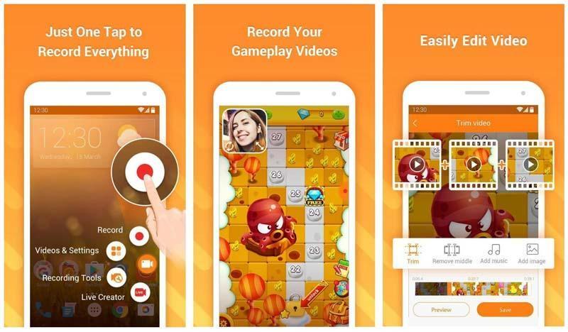 Android 上の DU レコーダー |レコーダー