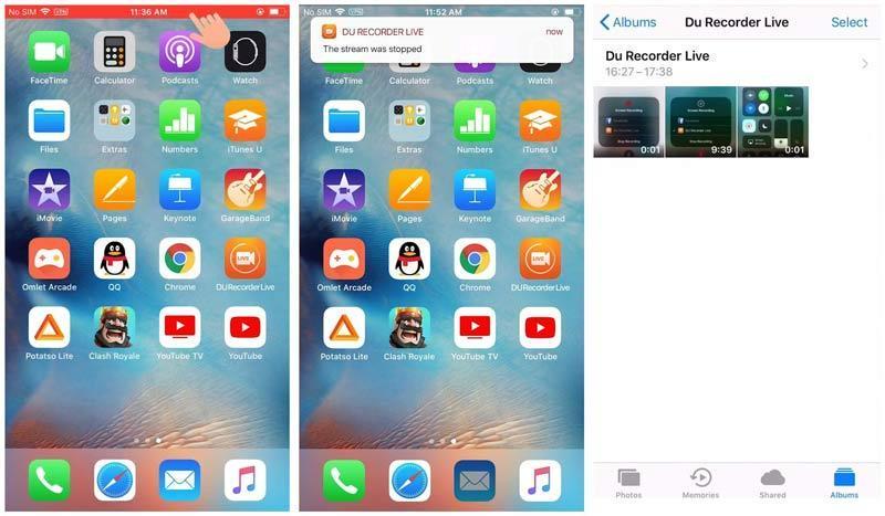 iOS で DU Recorder を使用する手順 3 | du recorder