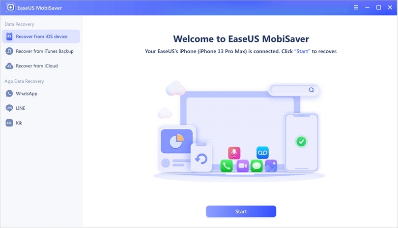 EaseUS MobiSaver | iCloud ビデオの復元