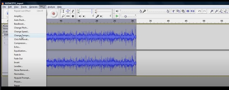テンポを変更する Audacity | 最高の音声エディター