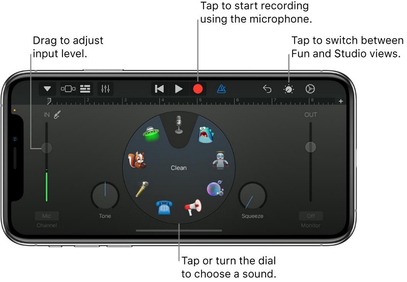 Garageband の機能 | iPhone で音楽を録音する方法