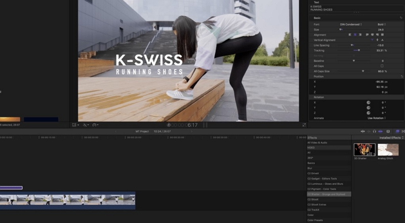 Final Cut Pro X | YouTube ビデオを圧縮する