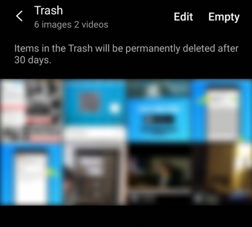 ゴミ箱から削除された写真を探す手順 3 | Android で削除された写真を復元する