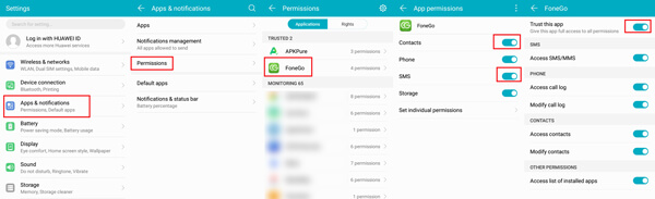 fonego 許可 | 電話デバイスを接続