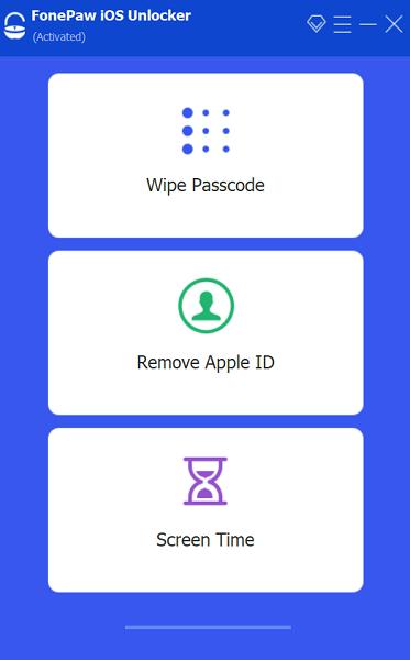 fonepaw ios locker ステップ 1 | iPhone でパスコードを回復する方法