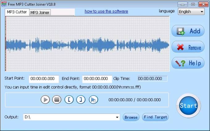 無料の MP3 カッター ジョイナー