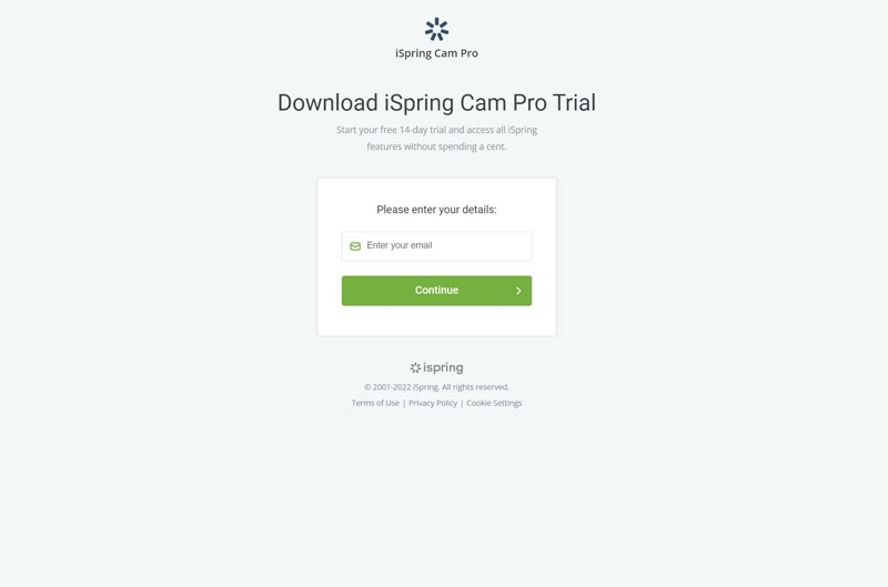 ステップ 1 | ispring スクリーン レコーダーを PC にダウンロード