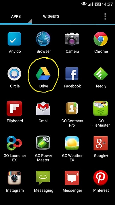 Google ドライブからステップ 1 | 削除された連絡先を Android から復元
