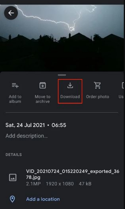 Google フォトの手順 2 | 完全に削除された写真を Android で復元する
