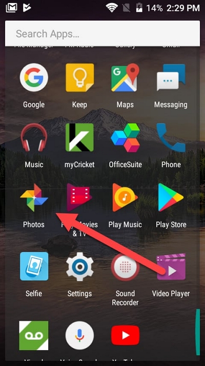 Google フォトの手順 1 | 完全に削除された写真を Android で復元する