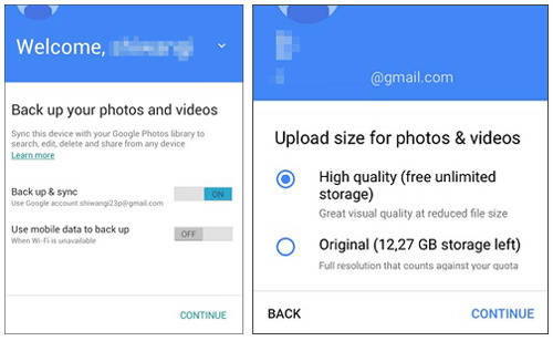 Google フォトの使用 | 壊れた画面の Android から写真を復元する