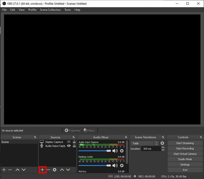 ビデオ録画手順 2 | PC 用 OBS スクリーン レコーダー