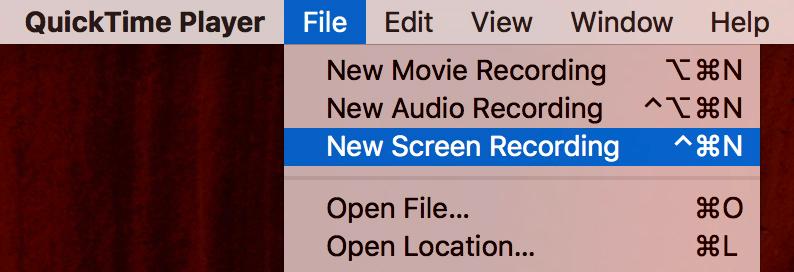 QuickTime の手順 3 | Mac で画面を録画する方法